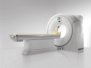 Image: The Scenaria CT system (Photo courtesy of Hitachi Medical Systems).